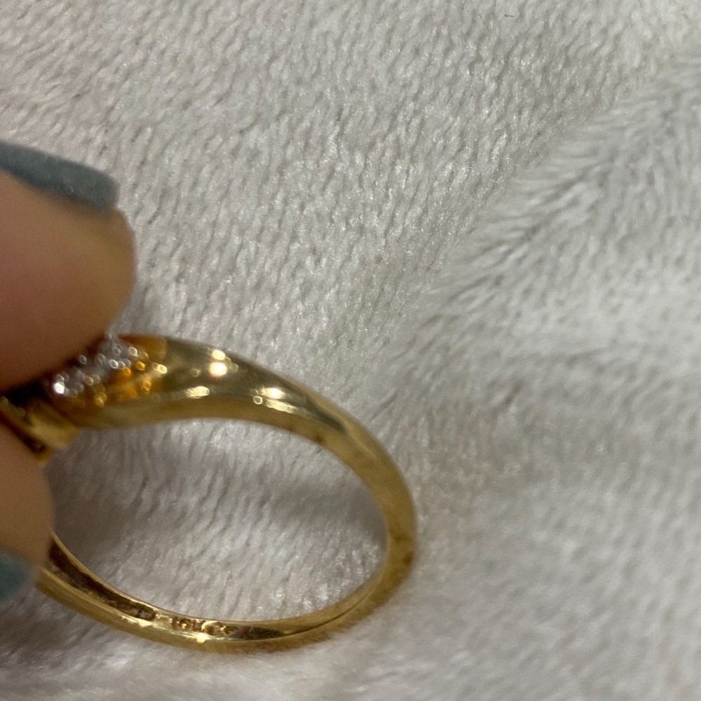 10K Solid Yellow gold YG THREE-STONE MARQUIS TANZANITE RING (7) - Picture 8 of 8